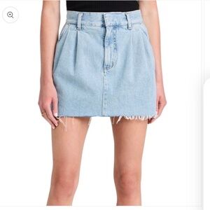 AGOLDE Becker Denim Mini Skirt